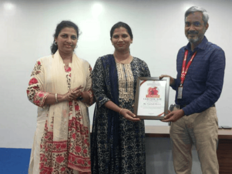 Ms. Vaishali Morey at Her PursuitDefining Their Legacy Post Banner IMG